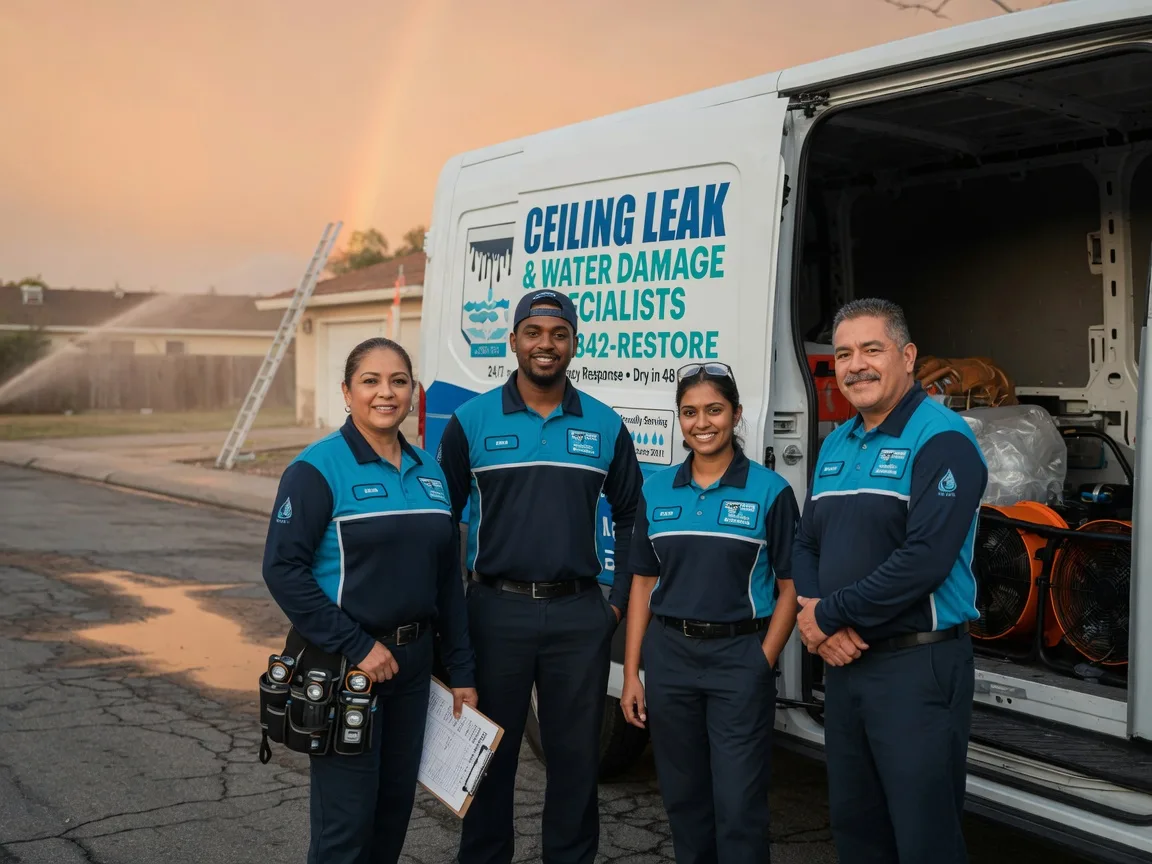 Ceiling Leak Cleanup company in Junedale, PA